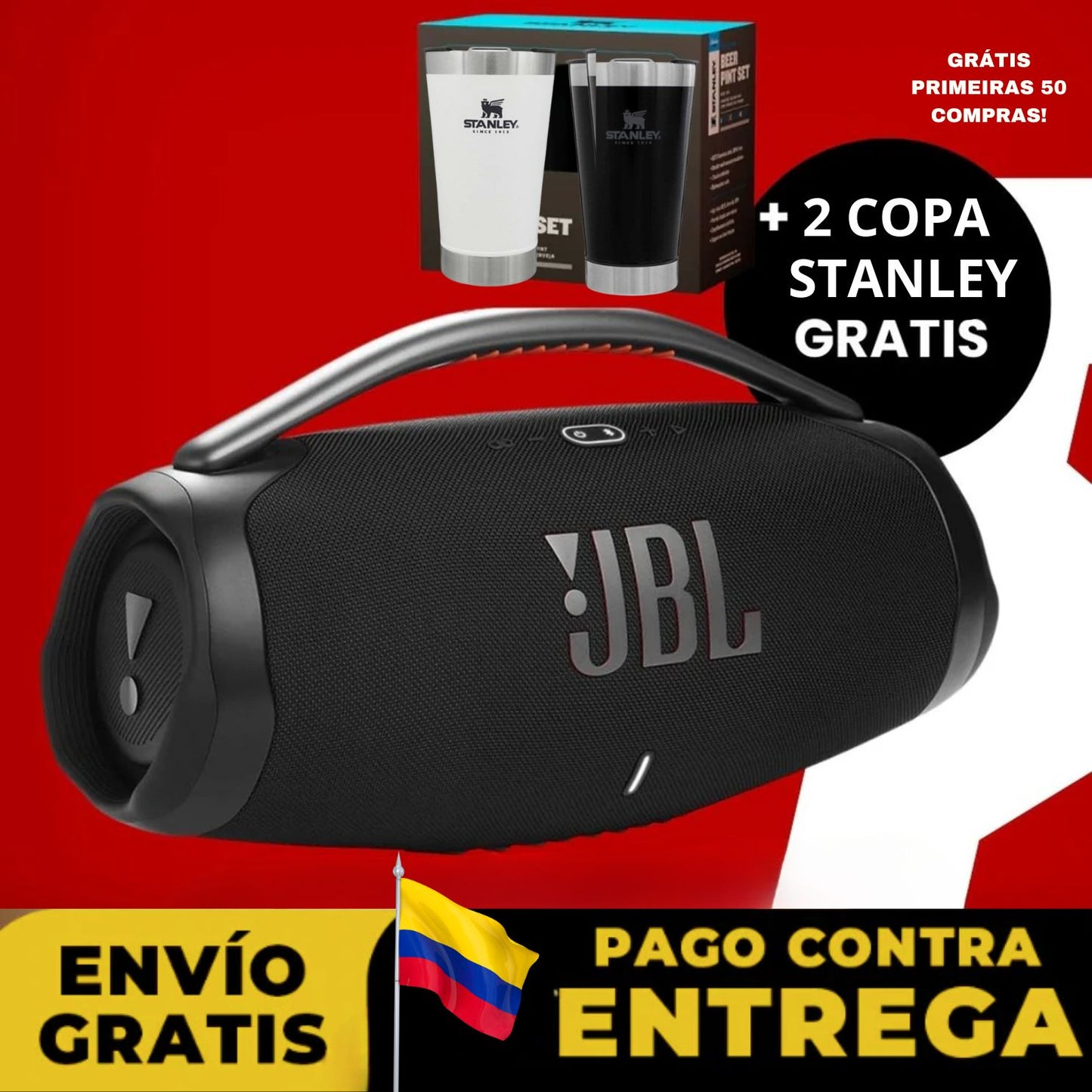 JBL B00MBOX 3 -TAMÃNO ORIGINAL + REGALO