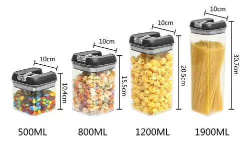 SET X7 CONTENEDORES HERMETICO SELLABLES DE ALIMENTOS PROMOCIÓN