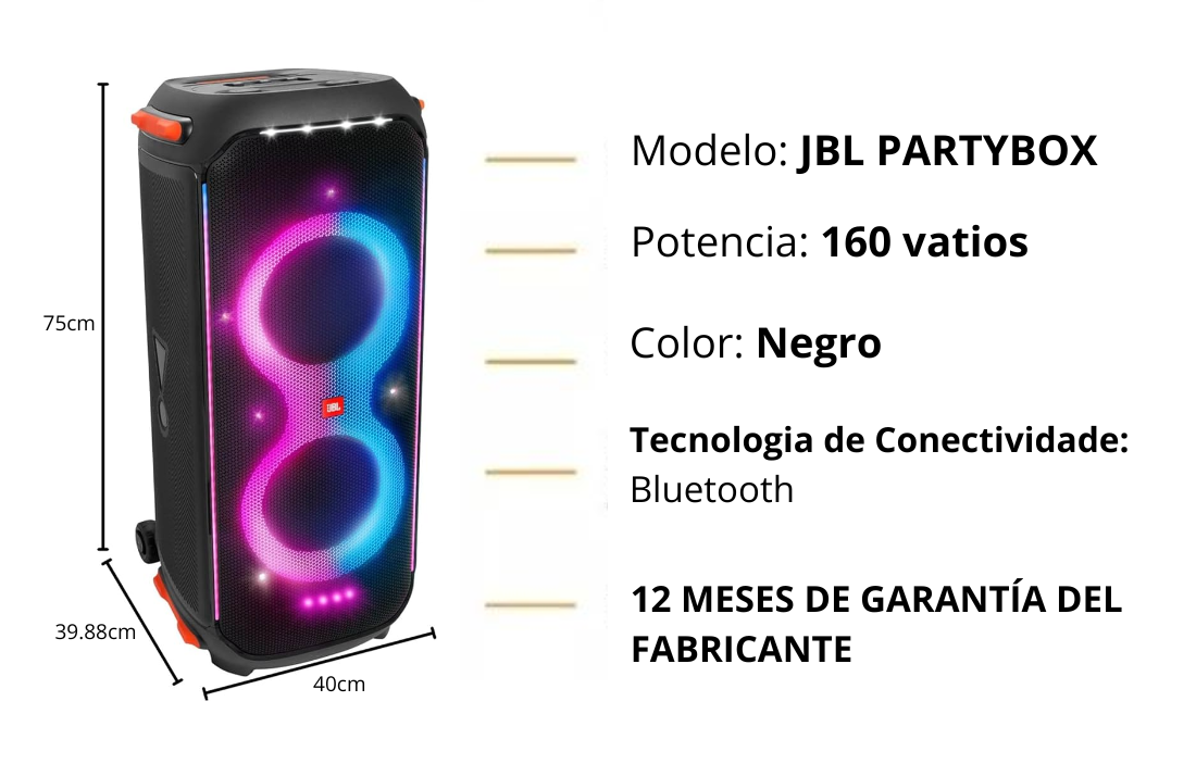 Parlante Jbl PartyBox + REGALO