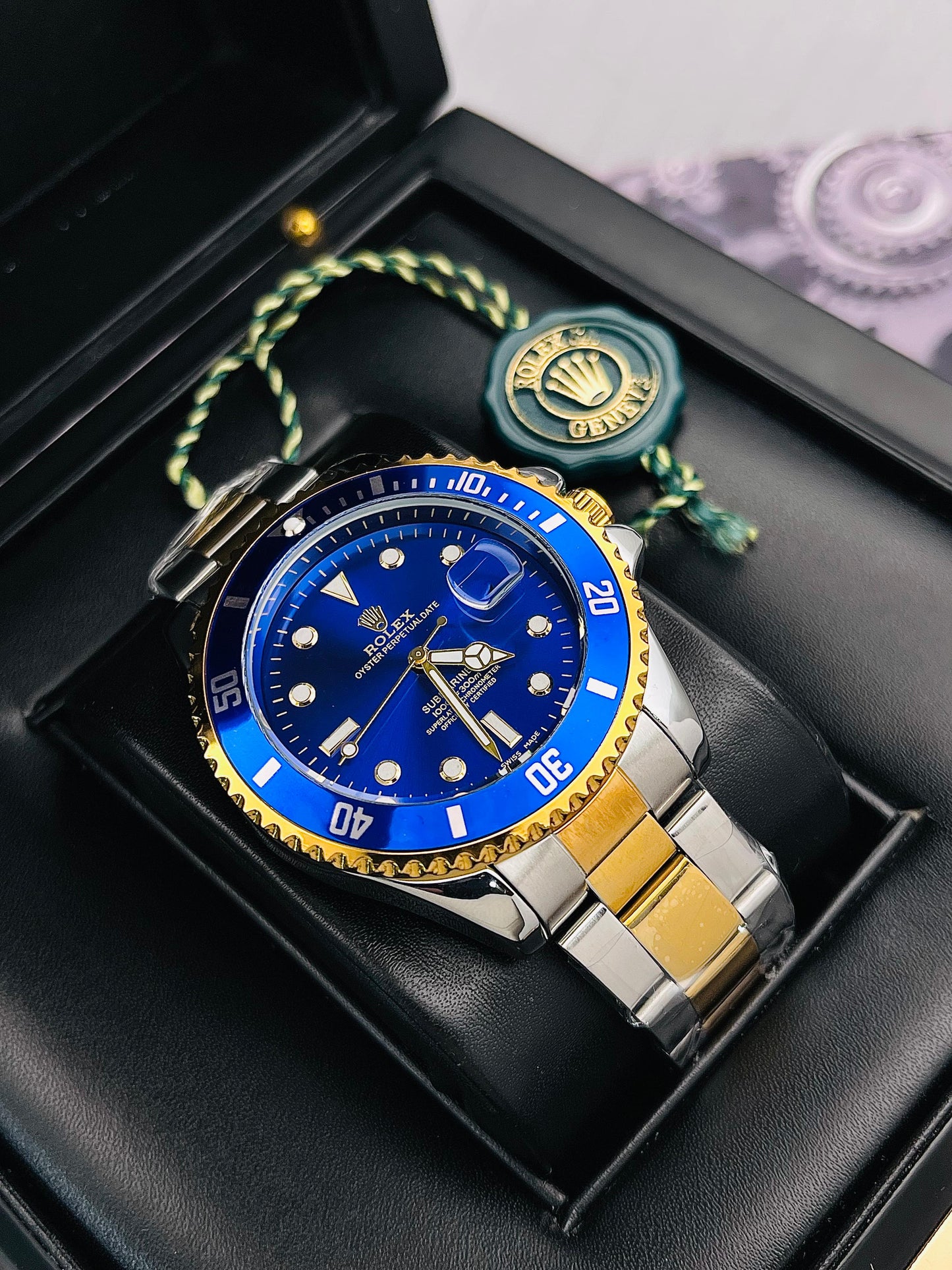 Rolex Submariner Bicolor-Azul