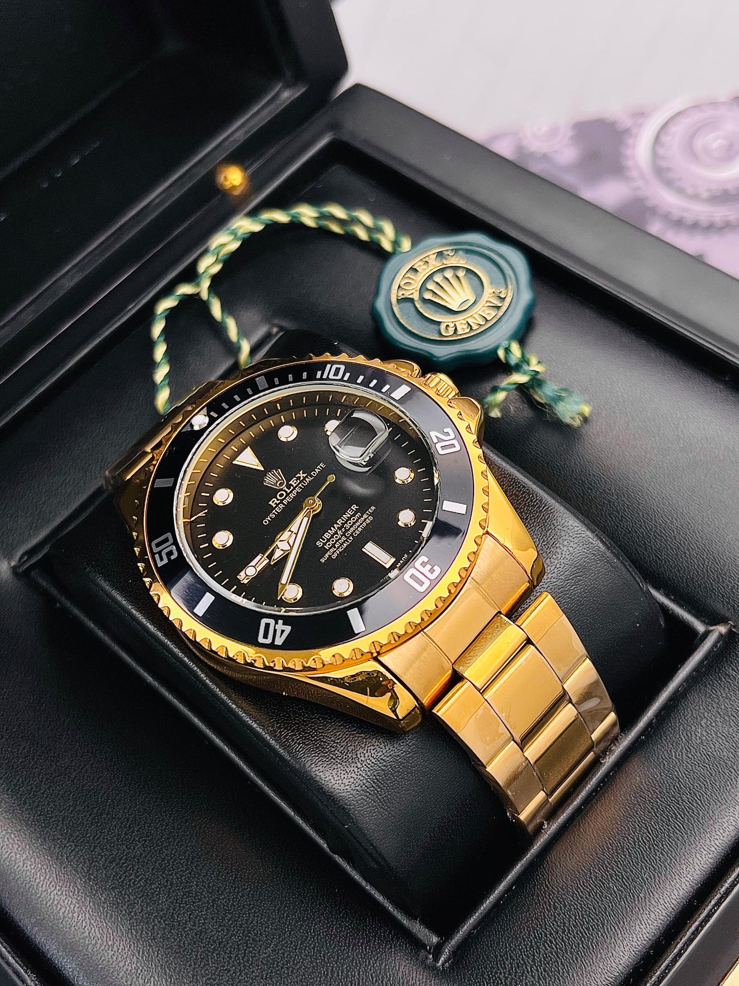 Rolex Submariner Dorado-Negro