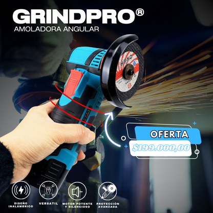 GrindPro®: Amoladora Angular inalambrica