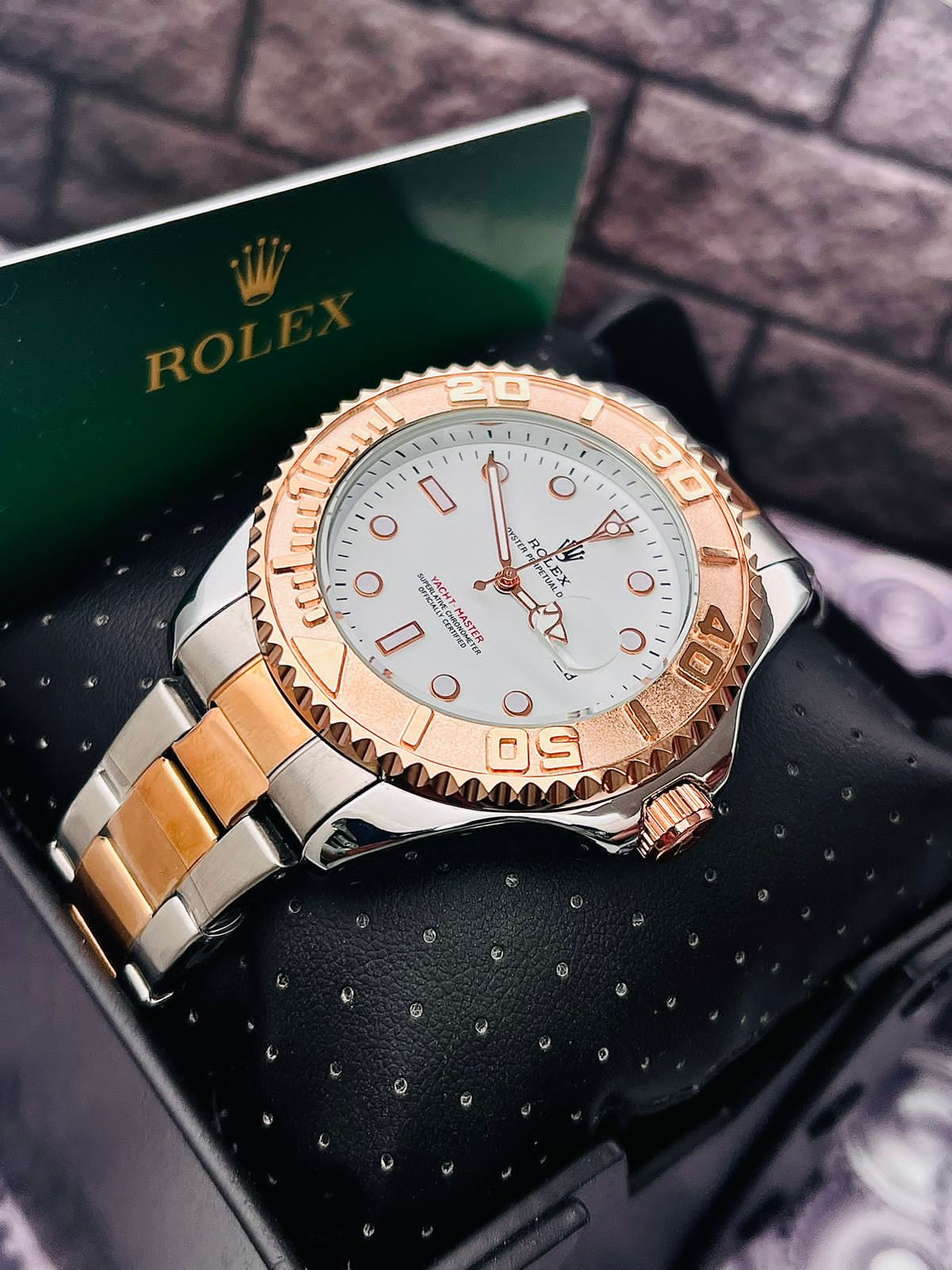 Reloj Rolex Yacht Master  Bicolor-Cobre-Blanco